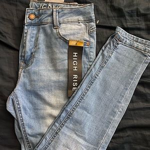 High Rise Ripped Jeans